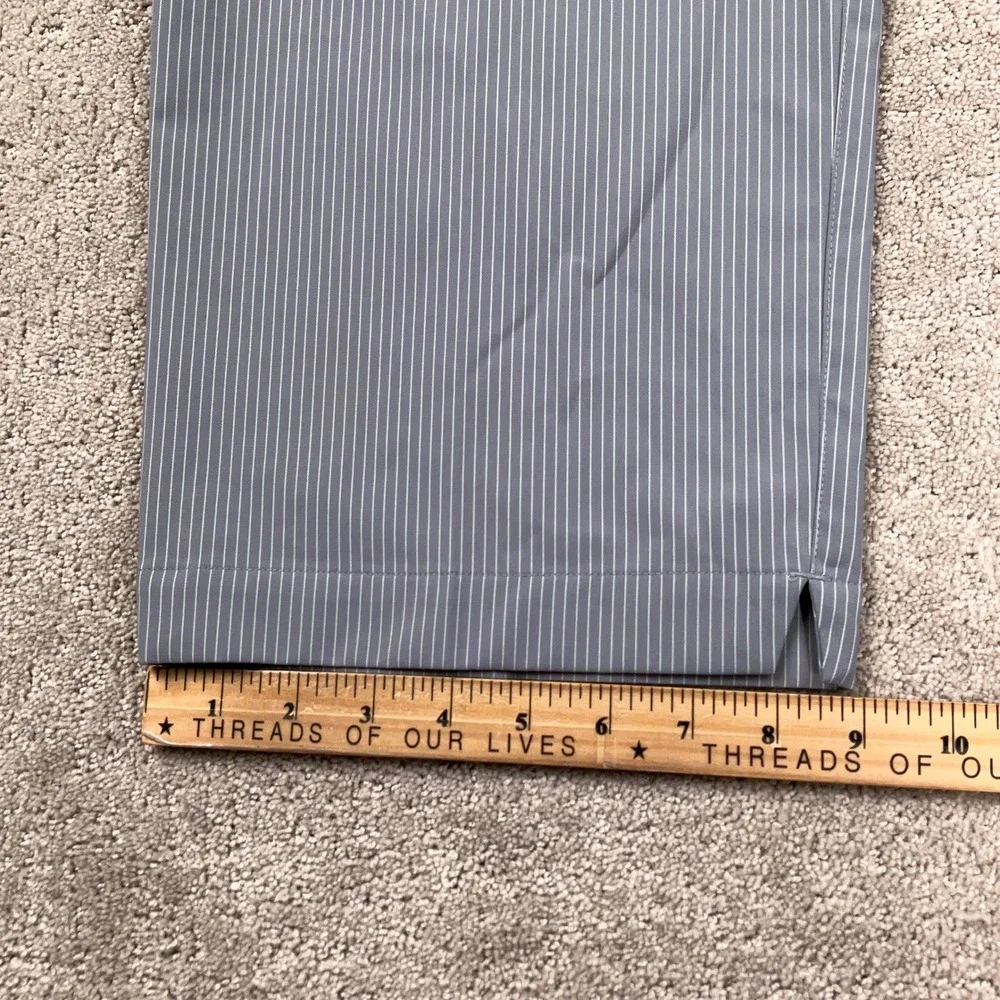Nike Golf Pants Men‎ 40W 32L Gray Stripe Dri-FIT Stretch Atheletic Trousers